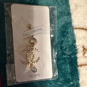 Acer Gold and Silver Belly Piercing Jewelry